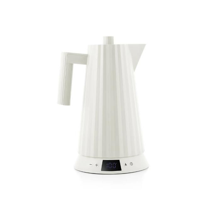 Bouilloire électrique - ALESSI - Plissé - 1 7 L - Contrôle température électronique - Socle 360°