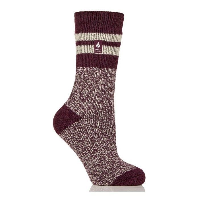 Plaids et chaussettes - Heat Holder : Chaussettes originales unisexe Heat Holders 37/42 - Bordeaux