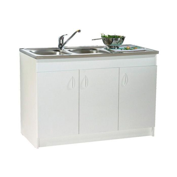 Meuble sous évier SimNF 3 portes 1200 mm Néova