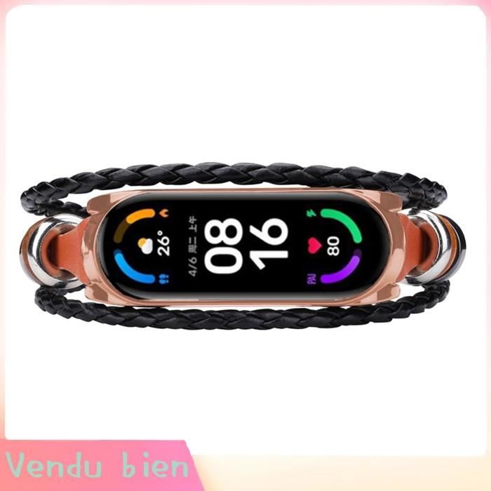 Garosa Bracelet de rechange pour Mi Band 6/6 NFC Bracelet de remplacement pour Mi Band 6/6 NFC Mi Band 5 montre gps pack