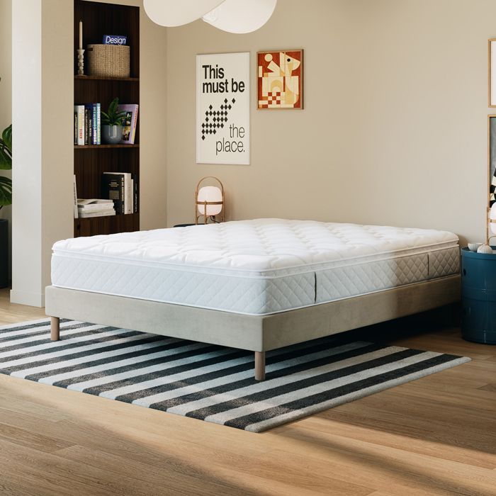 SLOME Matelas ressorts 30cm Bien-être Suprême 90x190 cm
