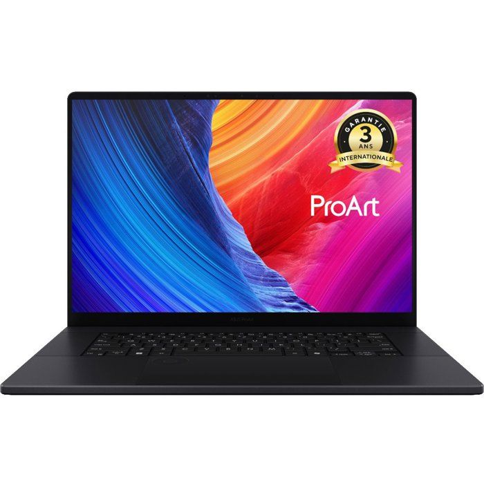 Asus ProArt P16 OLED H7606WW-DRSE052X Noir 16 (AMD Ryzen AI 9 HX 370 - NVIDIA RTX 5080 - SSD 2To - 64Go - Windows 11 Pro) - AZERTY