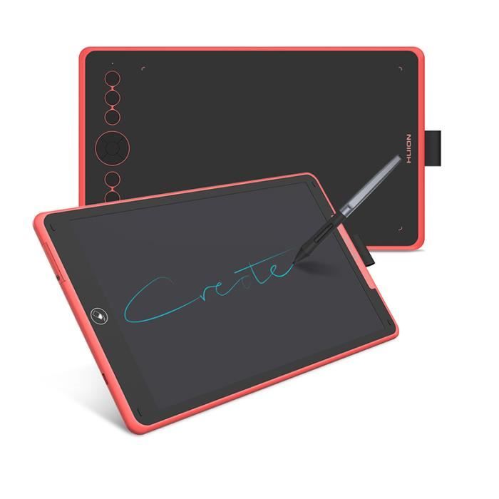 Rouge-HUION – tablette graphique H320M LCD Tableau d'écriture 9*5.6 ...