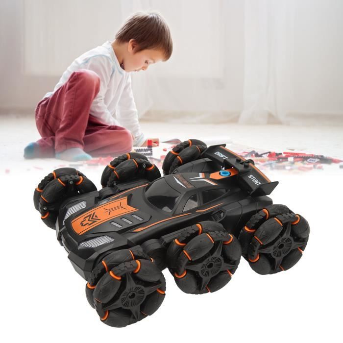 Voiture Police Télécommandée Transformable En Robot - 360° Drifting, LED, Sons - Jouet Enfant 6+ Ans, Batteries Incluses