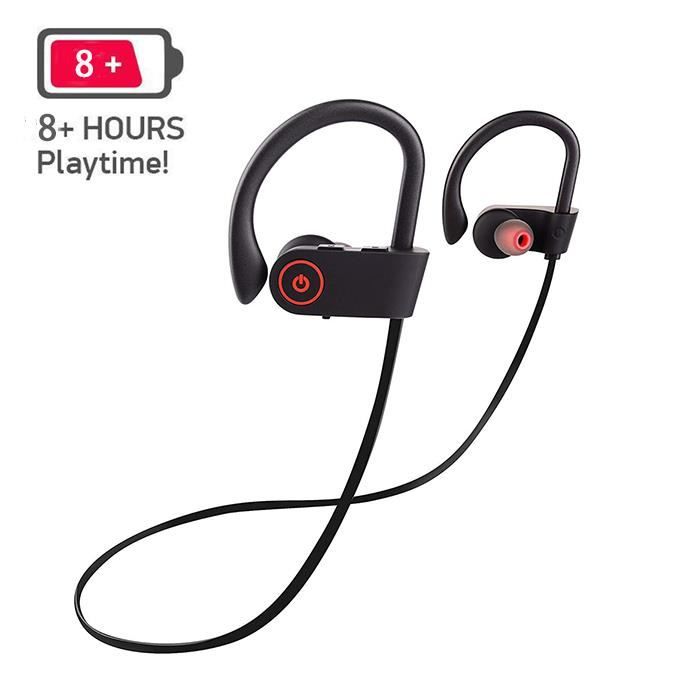 Oreillette Bluetooth Mono étanche IPX4 - Son Stéréo HD Pour Course Et Conduite - 11