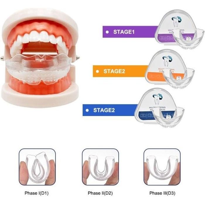 Appareil Dentaire Orthodontique Night Time Correction Physique Invisible Produit De Soins Des Dents - Stade I~III