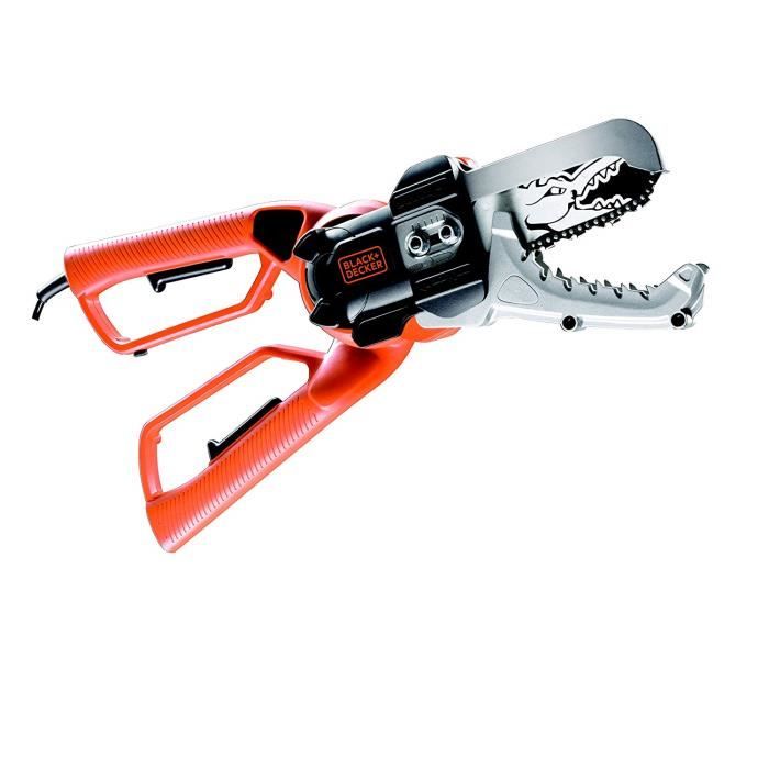 Râteau à Feuilles Jardin BLACK+DECKER Avec Ressort De Rappel - Largeur 60 Cm, Poignée Confortable, Orange/Noir - 9
