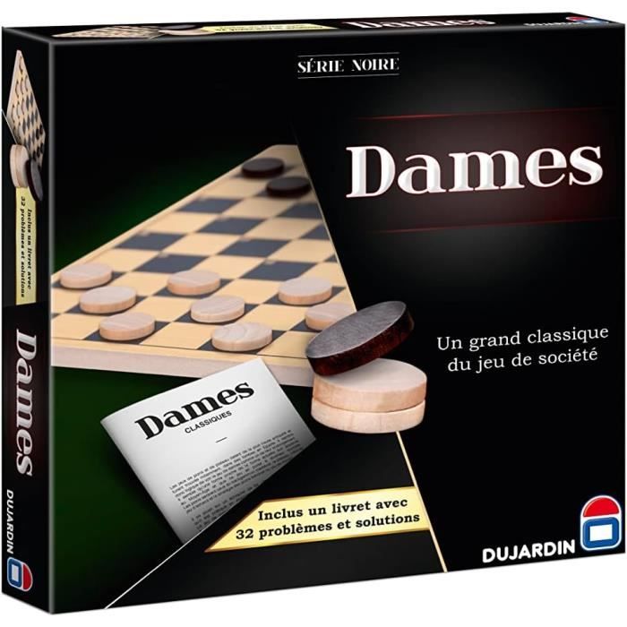 Dames Jeu De Société 1 Livret Inclus Avec Des Tactiques De Jeu Se Joue À 2 A Partir De 6 Ans