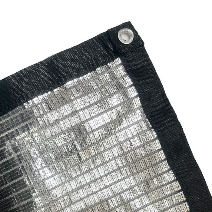 Filet D'Ombrage 3 Broches Ombrage 50%-55% Renforce éPaissir Voile Ombrage,Filet pour Serre Bloquer Rayons UV,pour La Couverture VéGéTale Jardin Pergola (1mx2m/3.3ftx6.6ft