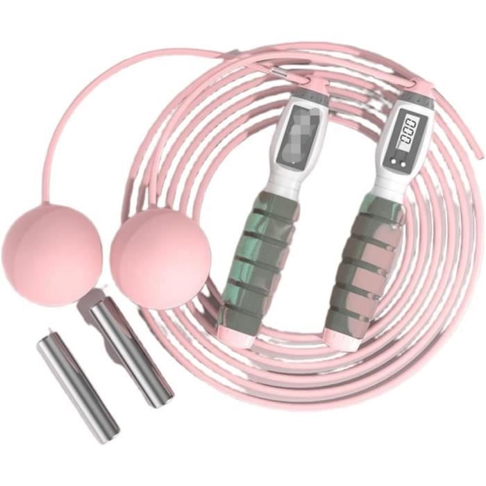Corde à Sauter Enfant - Corde À Sauter LED Rechargeable Lumineuse | Longueur Ajustable, Équipement De Fitness Antidérapant Accessoires Sportifs Pour Adultes Intérieur Extérieur