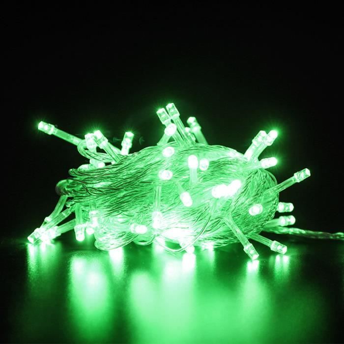 Guirlande Lumineuse LED Noël 30 Mètres - 300 LED Multicolores, 8 Modes, Télécommande - Pour Intérieur Et Extérieur - 13