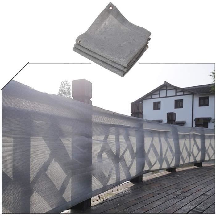 Yanty Filet D'ombrage Blanc,Tissu D'ombrage Pour Écran Solaire Extérieur,Maille D'ombrage Écran Solaire De Piscine,Isolation Thermique Respirante,La Voile D 'ombrage,3x7m(10 * 23ft