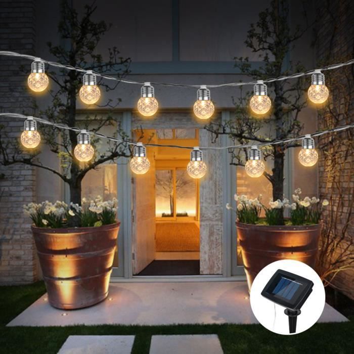 kaimus Lampe de décoration extérieure pour Maison de fête à LED Guirlandes Lumineuses 