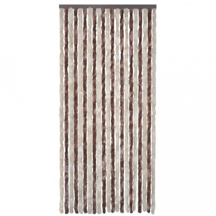 RIDEAU DE PORTE EN CHENILLE COLORIS BEIGE RIDEAU DE PORTE EN CHENILLE COLORIS BEIGE