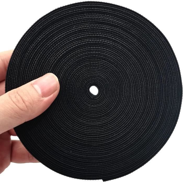 Attache Câble Scratch, 50mm X 5M Non Adhésif Serre Câble Bande Pour