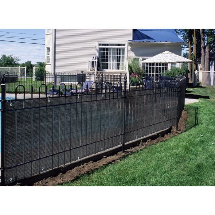 Brise Vue Pour Balcon 500 X H 90 Cm Ardoise Achat Vente