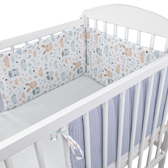 Motif 17 Pare-chocs 420 cm pour Lit Bébé 140x70 cm 