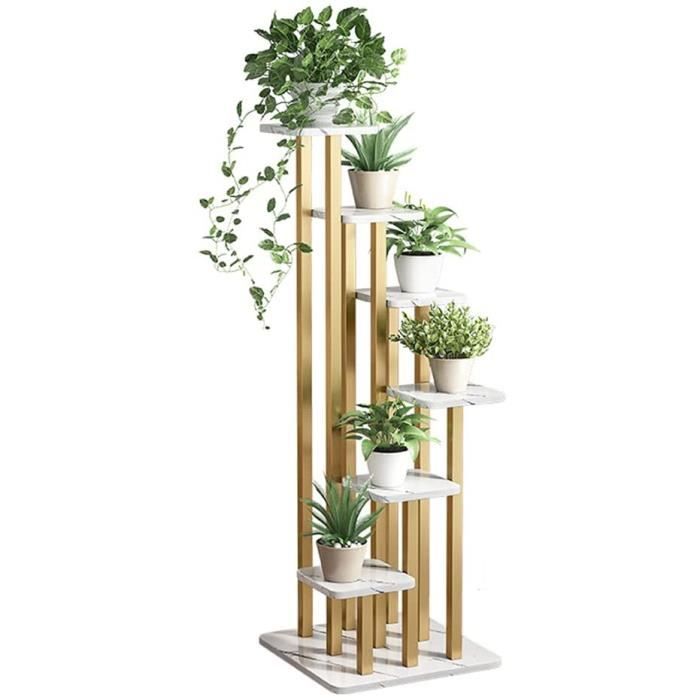 Support Plante En Fer Forgé Lot De 4, Porte-Plante, Étagère Plantes Intérieur Ou Extérieur