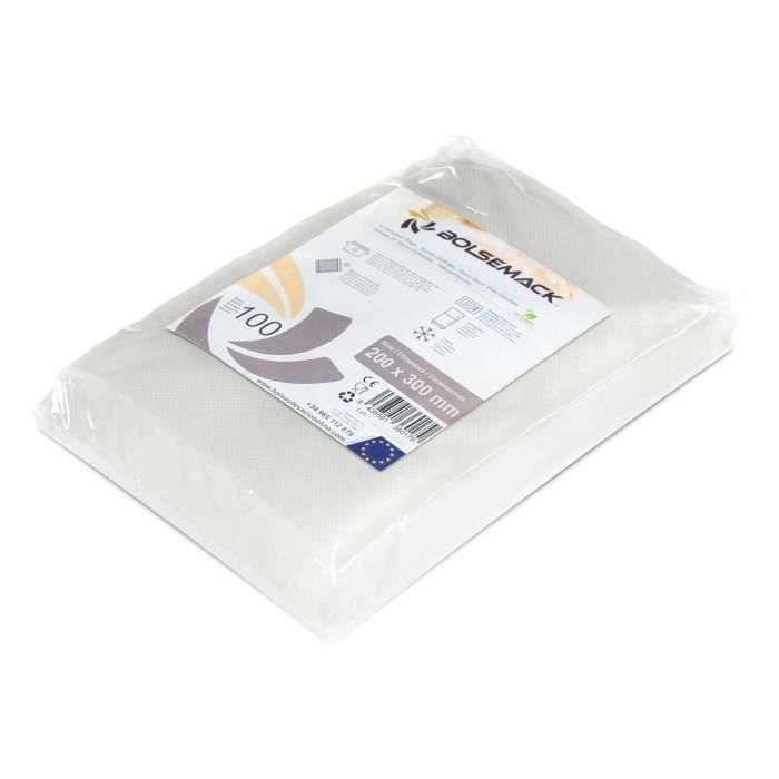 Sacs sous vide gaufr s 200x300mm 100 pcs. usage alimentaire