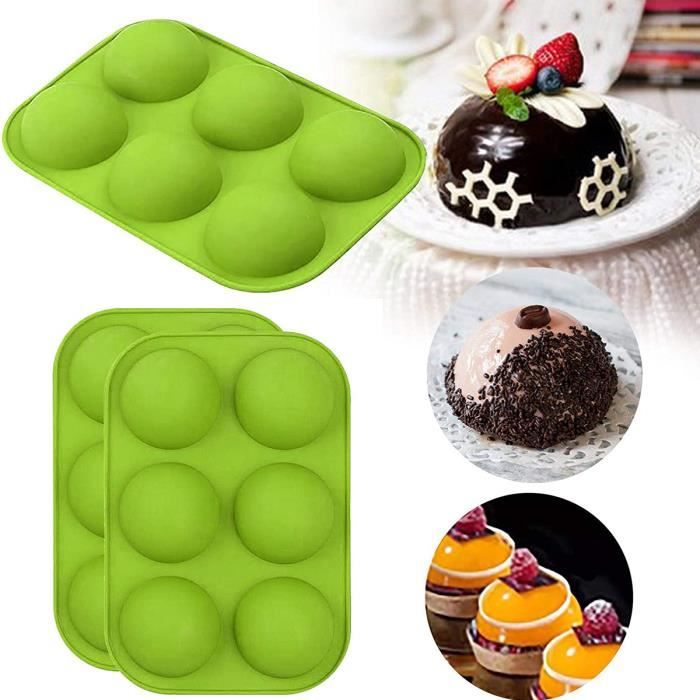 2 Pcs 6 Trous Demi Sphere Moule En Silicone Rond Bombes De Chocolat Chaud Moule De Cuisson De Gateau Cdiscount Maison 2 Pcs 6 Trous Demi Sphere Moule En Silicone Rond Bombes De Chocolat Chaud Moule De Cuisson De Gateau Cdiscount Maison