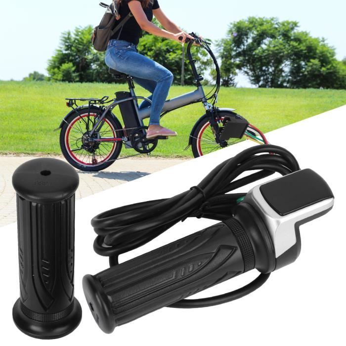 Poignée d'Accélérateur de Vitesse du Vélo Électrique 6 Noyaux Affichage de  Quantité Électrique LCD avec Commutateur(36V ) -NIM - Cdiscount Sport