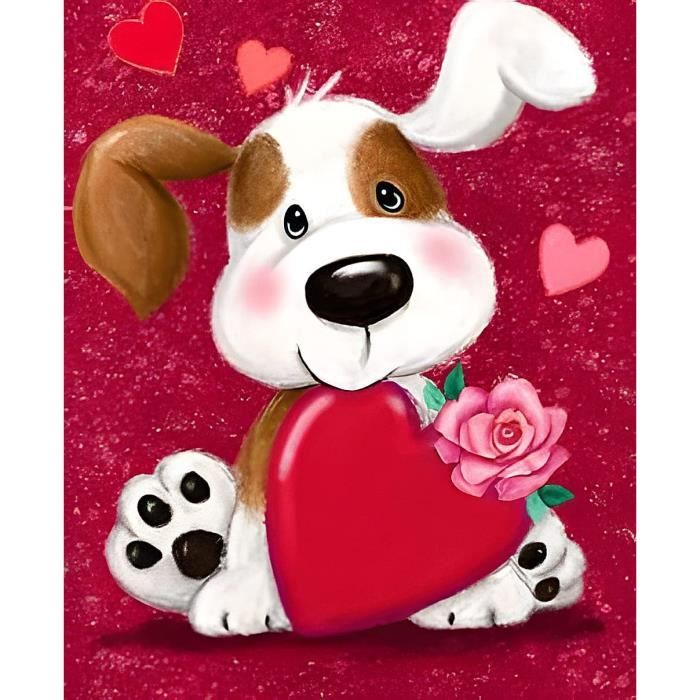 Kit De Peinture Diamant 5D « Chien Carlin » - Toile 30x40 Cm, Foret Complet - Loisir Créatif, Décoration Murale - 8