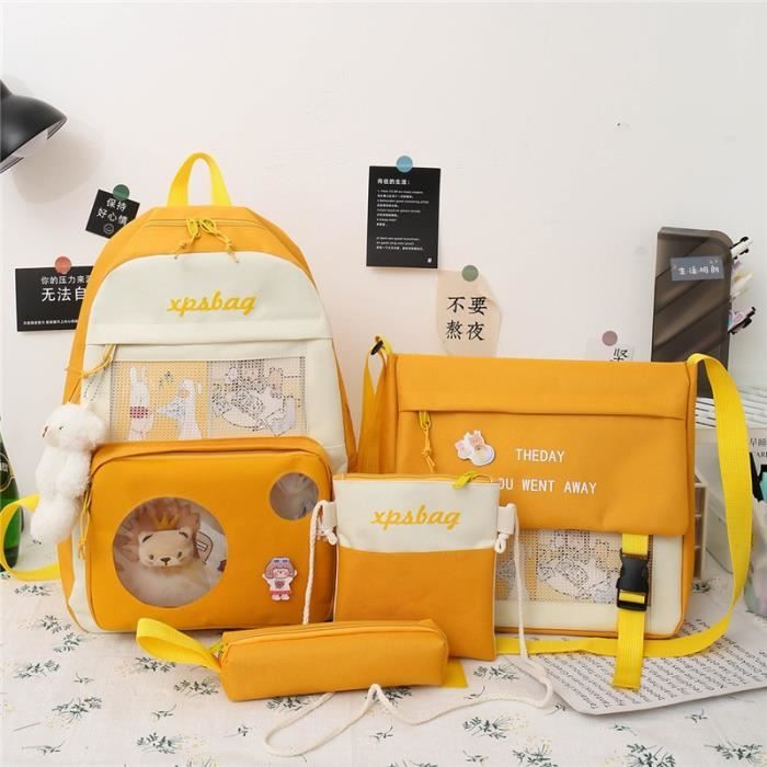 Girls yellow backpack outlet