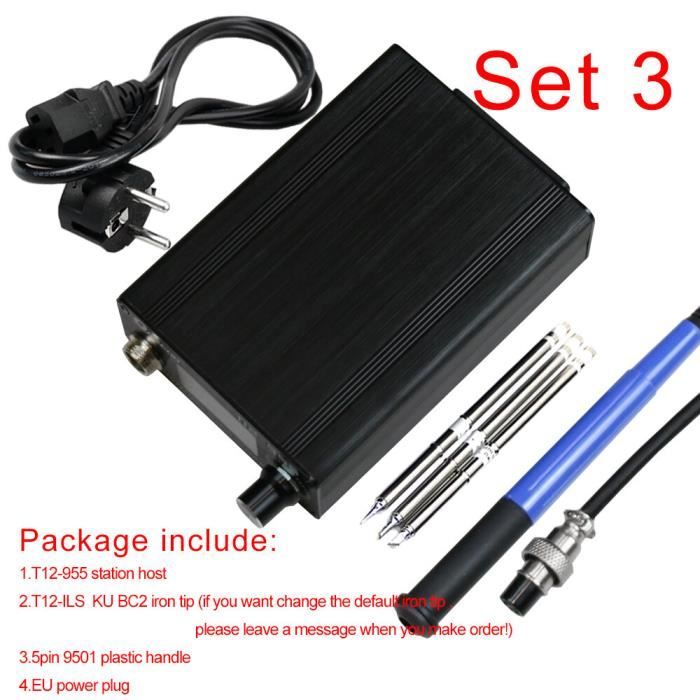 Station De Soudage Intelligente JM601 T12 - Écran OLED, 100-500°C, Alimentation AC 220V Ou DC 12-25.2V