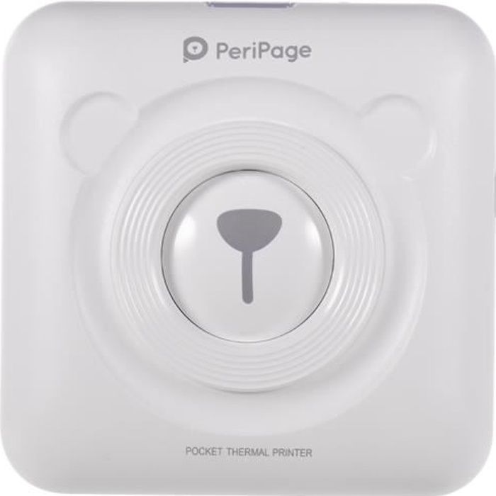iBaste PeriPage Mini imprimante de poche Bluetooth pour iOS/Android