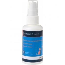 Antiparasitaire - BIOCANINA - Tick-Puss 100 ml - Fipronil 2 5 mg/ml - Chiens & chats - Dès 2 jours