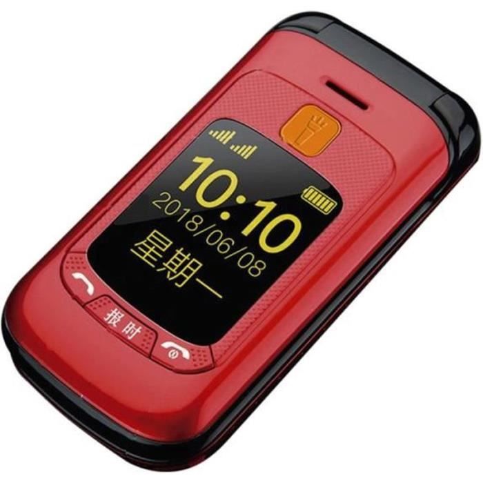GSM Téléphone Portable Senior Clapet Débloqué avec Grandes Touches,Big  Volume Bouton SOS,Basique Telephone Mobile pour Personne Agée - Cdiscount  Téléphonie