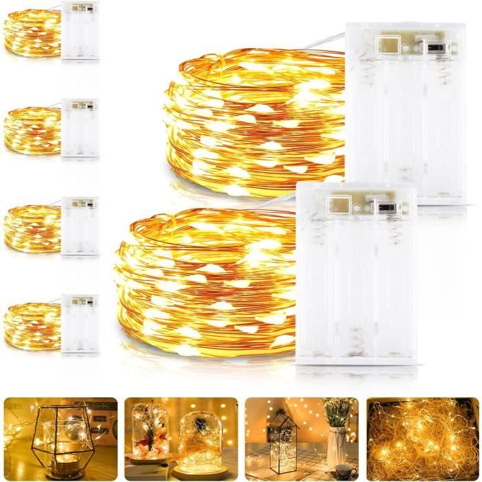 Guirlande Lumineuse à Piles 30 LED 3m - Fil Argenté Micro - Dalugo Bleu