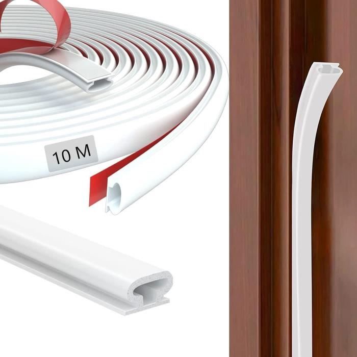 Joint Porte Fenêtre Isolant Froid Et Phonique, 6 M-236.2 Inch D-Profil Caoutchouc Autocollante