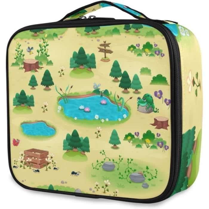 Trousse De Toilette Voyage Imprimé Léopard - Lot De 2 - 25x20x6 Cm - Imperméable Et Polyvalente - 4