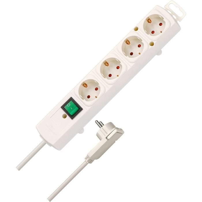 Adaptateur Multiprise 4 Voies 16 A - Distributeur De Prises - Neuf