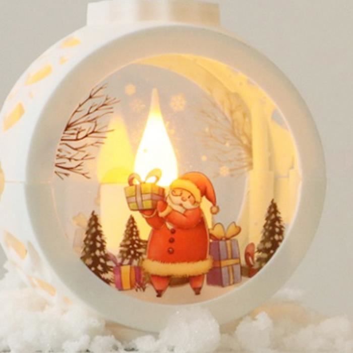 Bougie LED Rechargeable - Déco De Noël Maison