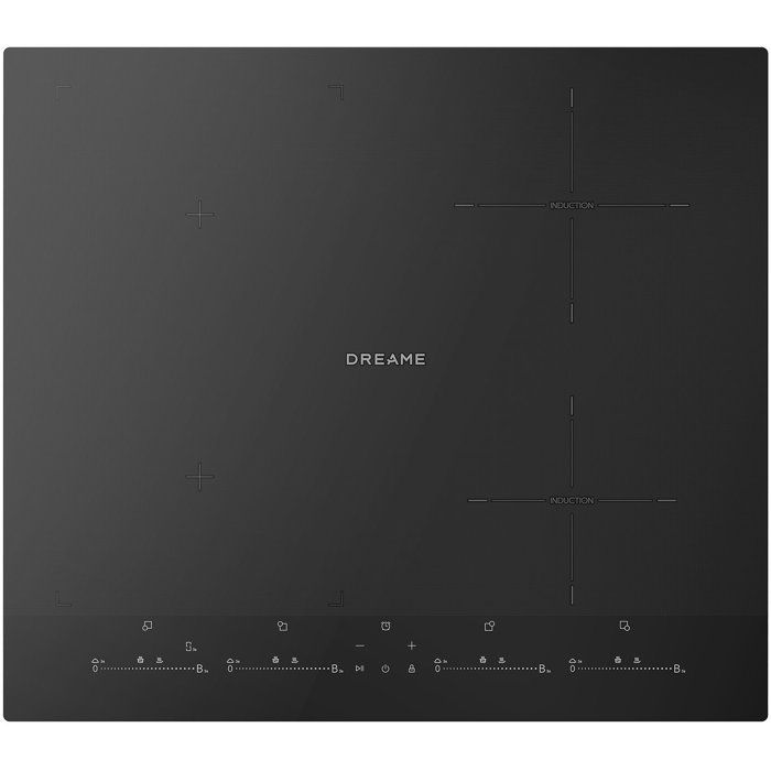Plaque induction 4 feux DREAME EZ60 60 cm 4 zones zone modulable