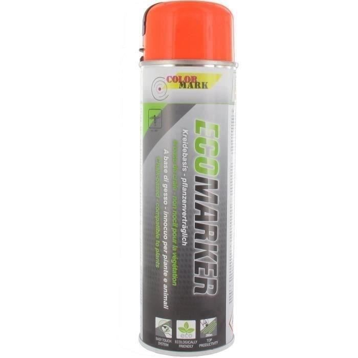 Marquage craie en aérosol 500 ml - FLUO ORANGE
