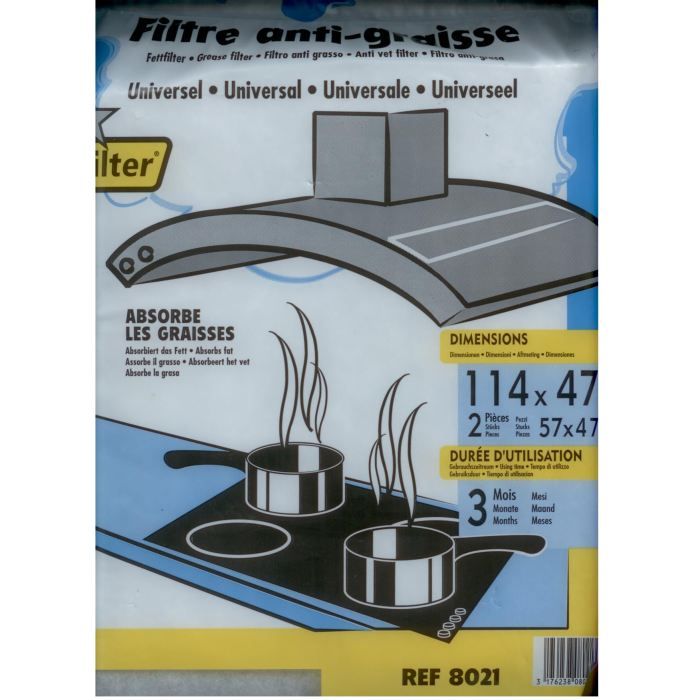 Fackelmann 8021 10 Filtres Hotte Aspirante 2 Pie Achat Vente Filtre Pour Hotte Cdiscount