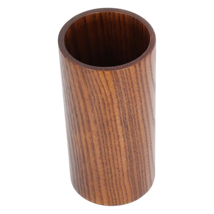 Porte-couverts En Bois Avec Plateau - 4 Compartiments, Design Rustique, Pour Cuisine Ou Restaurant - 7