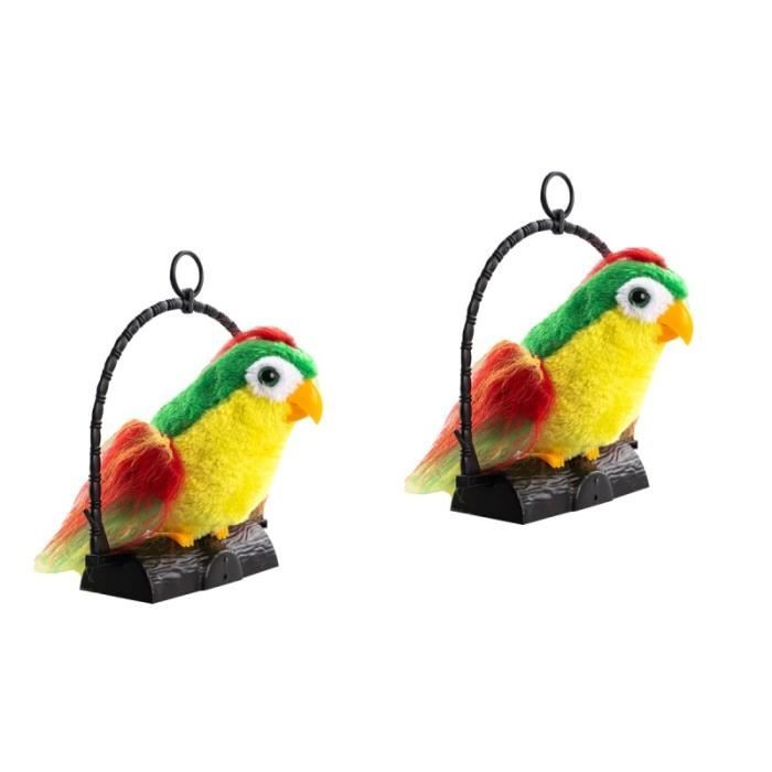 2 Pcs Enregistrement Parler Parrot Enfants Jouet Educatif Perroquet Electrique Pas De Batterie Cdiscount Puericulture Eveil Bebe