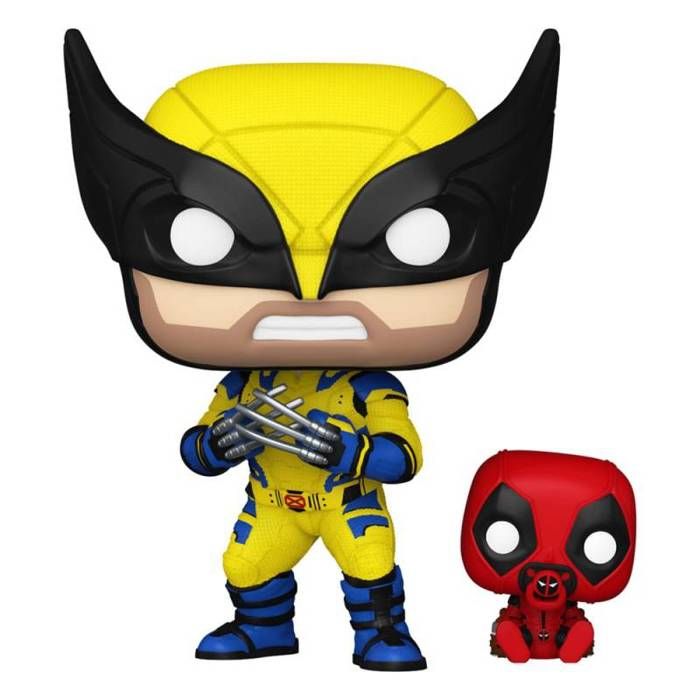 Wolverine w/ Babypool Deadpool 3 Figurine POP - vue 2
