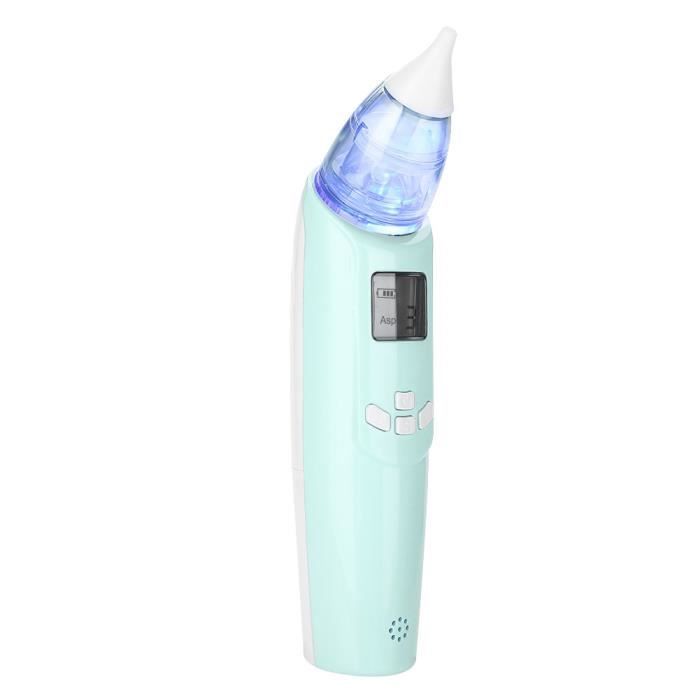 Aspirateur Nasal électrique Pour Bébé - 9 Niveaux D'aspiration, 2 Embouts Silicone, Rechargeable USB-C