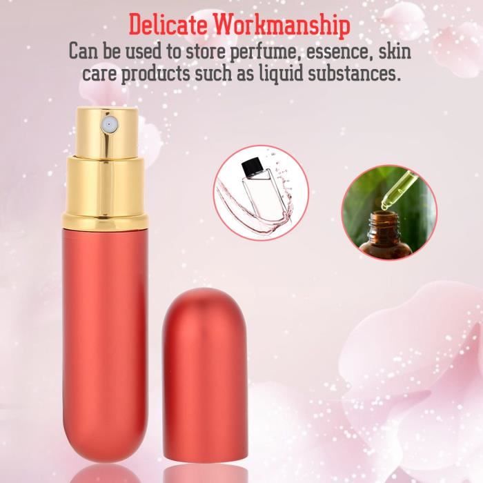 Flacon Vaporisateur à Pompe Vide En Aluminium - Rechargeable, Portable - Pour Parfum DIY