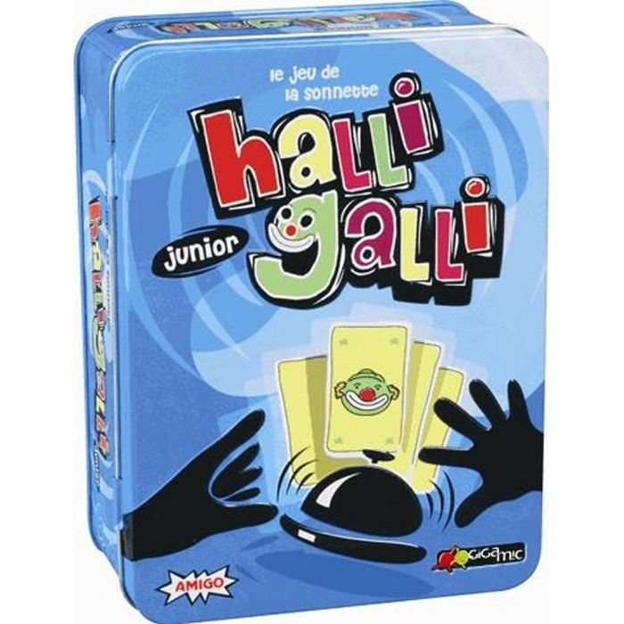 Halli Galli Junior - Gigamic - boite métal - Ludessimo - jeux de société -  jeux et jouets d'occasion - loisirs créatifs - vente en ligne