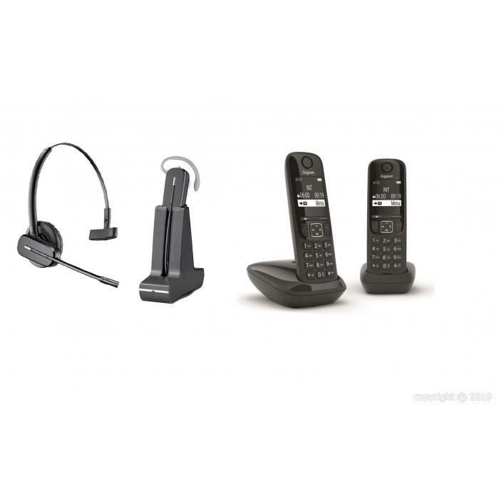 Gigaset Imtradex Basicline Tm Casque D'Écouteurs Monaural pour Gigaset Wl 2 Téléphone, 