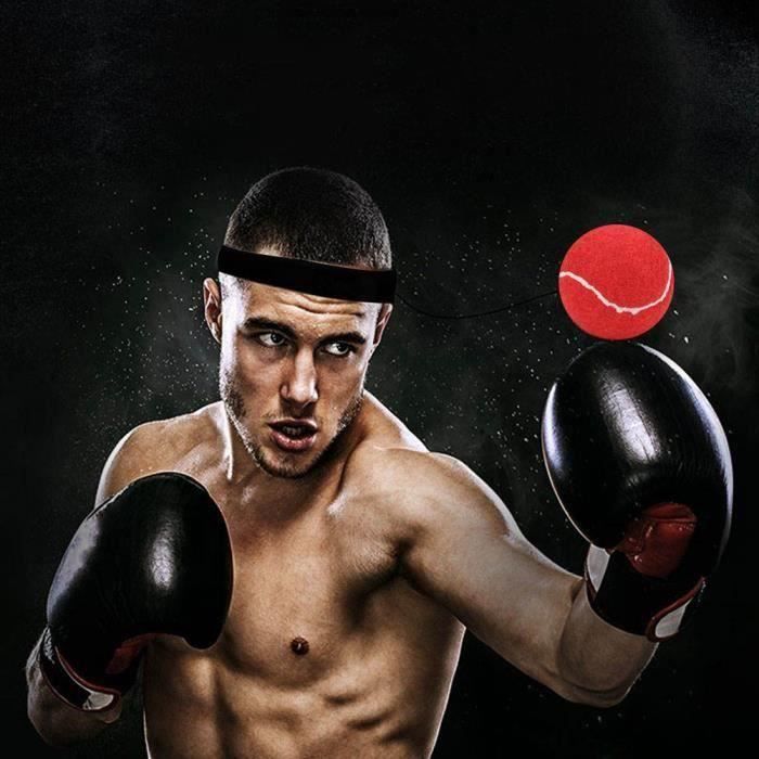 HAPPY-Tbest balle d'entraînement de vitesse de boxe Balle d'exercice de  frappe de boxe durable avec équipement de bandeau pour - Cdiscount Sport