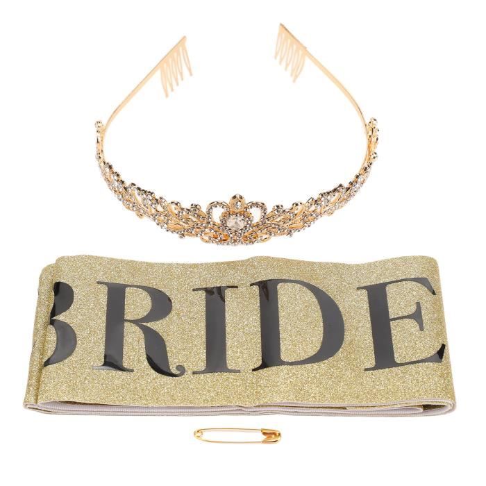Lot De 2 Ceintures Satin Blanc 'Roi/Reine' - Pour Bal De Promo, Fête De Finissant, Mariage, Fête à Thème - 4