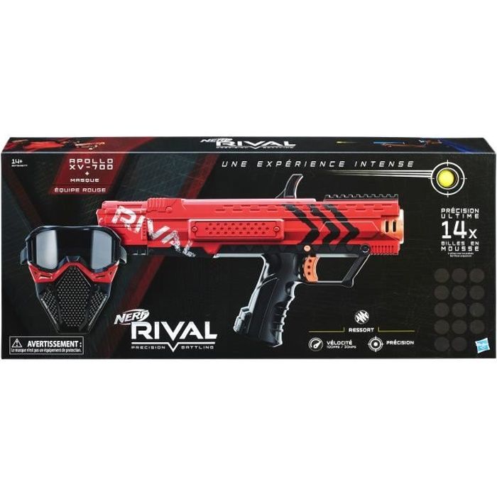 Pistolet Nerf Rival Starter Kit Rouge Hasbro Achat Vente Pistolet Bille Mousse Cdiscount
