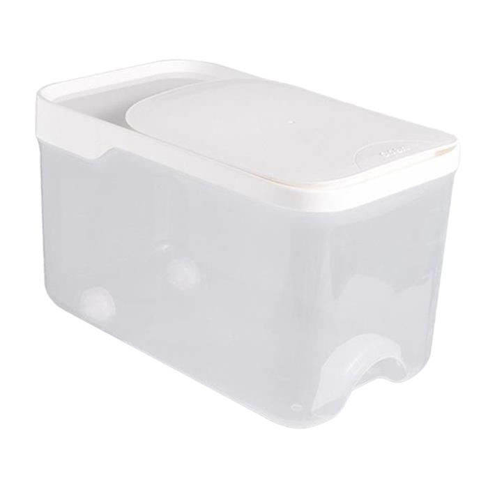 Boîte De Stockage Alimentaire Hermétique 5 Kg - Conteneur Pour Riz, Céréales, Pâtes, Avec Bec Verseur